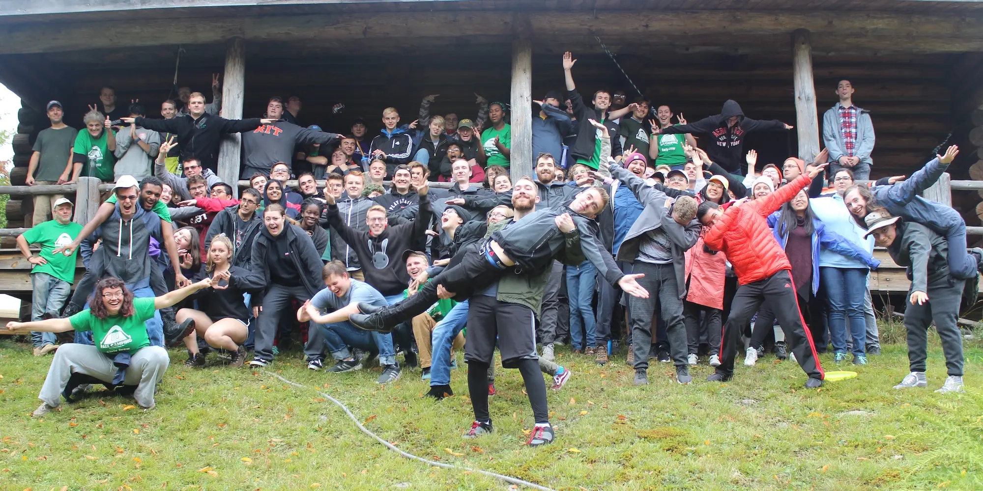 A group of CSHers at Fall Camping 2019