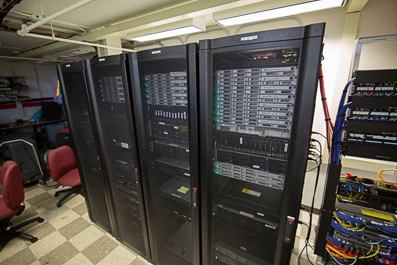 A picture of CSH's server racks