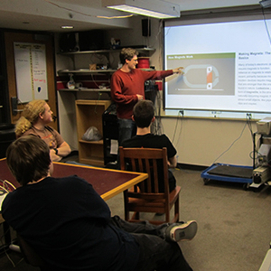 CSHers in our User Center watching a member give a seminar